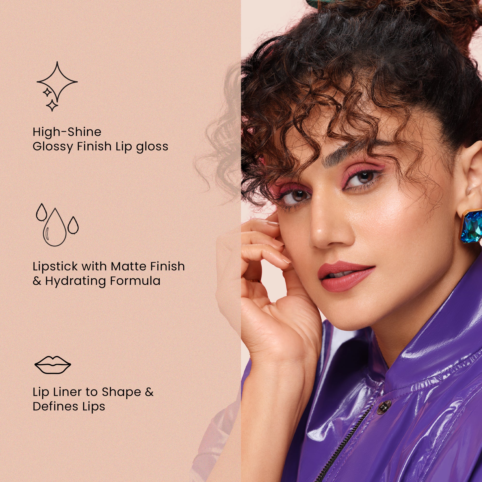 MATTE AND SHINE TRIO MAKEUP KIT - Image 2