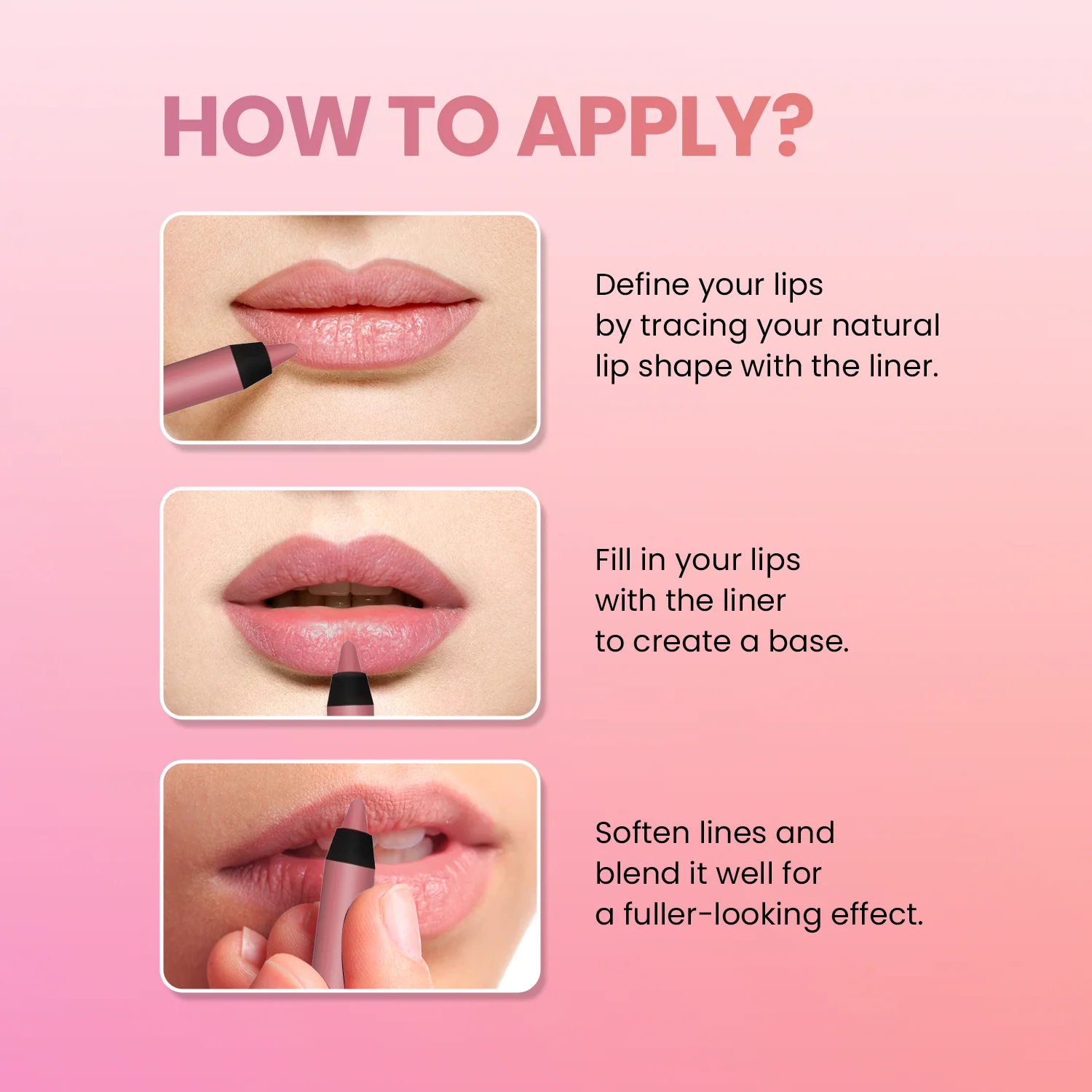 Two in One lip liner & Lip Filler - Image 54
